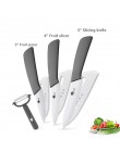 Cuchillos de cerámica cuchillos de cocina 3 4 5 6 pulgadas Chef cuchillo Set + pelador blanco zirconia hoja Multi-color mango de