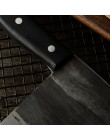 Cuchillo de carnicero ZEMEN de acero revestido de alto carbono cuchillo de corte hecho a mano forjado chino cuchilla con mango c