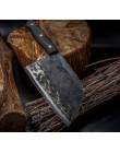 XITUO completo Tang Chef cuchillo hecho a mano forjado de acero revestido de alto carbono cuchillos de cocina cuchillo de cuchil