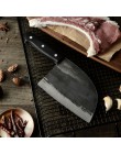 XYj hecho a mano forjado chino cuchillo de cocina de alta carbono acero Chef cuchillos hueso Chopper mango completo Tang cuchill