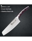 Cuchillo de acero inoxidable Sowoll soldadura sin costura mango de fibra de resina cuchilla de alto carbono Utility Chef cuchill