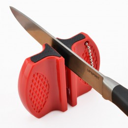 Upspirit Mini varilla de cerámica cuchillo de acero de tungsteno sacapuntas tipo mariposa afilador de cuchillos de dos etapas cu