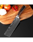 XITUO cuchillo de chef de alta calidad 7CR17 acero inoxidable de alto carbono serie japonesa Damasco láser patrón Chef 8-En cuch