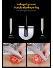Afilador de cuchillos de cocina de acero inoxidable, herramienta para afilar cuchillos de rueda recubiertos de diamante de 3 eta