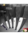Cuchillo de cerámica 3 4 5 pulgadas + 6 pulgadas cuchillos de cocina juego de pan dentado + pelador Zirconia hoja negra fruta Ch