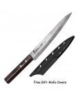 Cuchillo de cocina de Sashimi de acero inoxidable de SOWOLL, cuchillo de Chef láser de Damasco, Sushi de salmón japonés, pequeño