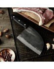SOWOLL cuchillos de cocina forjados hechos a mano cuchillo de Chef de carnicero Juego de Herramientas de cocina de mango complet