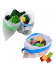 15 Uds. 12 Uds. Bolsas reutilizables para productos bolsas de malla lavable para compras de comestibles frutas verduras juguetes