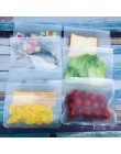 Bolsa de almacenamiento de alimentos reutilizable bolsa de congelador PEVA Ziplock bolsa de silicona superior a prueba de fugas 
