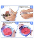 Paquete de 6 tapas elásticas de silicona de Zhangji fundas de plástico herméticas reutilizables duraderas para alimentos se adap