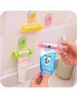 BalleenShiny Rolling pasta de dientes exprimidor tubo de baño con fuerte ventosa almacenamiento gancho organizador soporte color