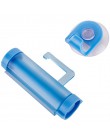 BalleenShiny Rolling pasta de dientes exprimidor tubo de baño con fuerte ventosa almacenamiento gancho organizador soporte color