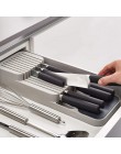 Khgdnor cuchillo de plástico bloque de cajón cuchillos tenedores cucharas Rack de almacenamiento cuchillo soporte bandeja para g