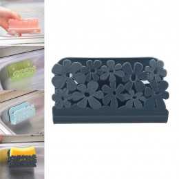 Estante de almacenamiento de cocina soportes de paños para platos soporte de esponja de succión estante de almacenamiento con cl