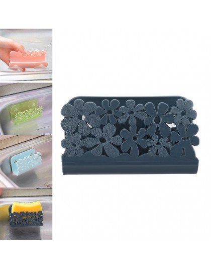 Estante de almacenamiento de cocina soportes de paños para platos soporte de esponja de succión estante de almacenamiento con cl