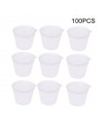 100 Uds., recipiente de salsa de plástico transparente desechable, tazas de Chutney, recipiente de almacenamiento de lodo, caja 