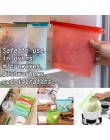 Bolsa de refrigerador de contenedores de almacenamiento de leche de fruta con sello de vacío de silicona reutilizable para alime