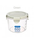 Tres Colores 600-1000 ml caja de almacenamiento de cocina sellado contenedor de almacenamiento de alimentos conservación recipie