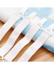 4 Uds. Cinta elástica deslizante blanca Clip de sujeción para colchas fijas sábanas manteles productos domésticos Envío Directo 