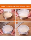 Tapas elásticas de silicona tapa Universal recipiente de silicona tapa de silicona cubierta de silicona Pan comida fresca cubier