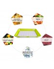 6 piezas creativa bandeja de preservación de alimentos frescos organizador de bandeja de conservación de alimentos frescos palet