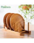 Plato de bambú de 6/4/3 capas escurridor de drenaje soporte de almacenamiento soporte organizador de armario de cocina para Plat
