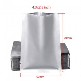 Hoomall 100 Uds bolsas selladoras al vacío bolsa de almacenamiento sellado térmico bolsas de papel aluminio grado alimenticio bo