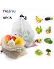 Bolsas reutilizables de frutas vegetales juguetes de compras respetuosos con el medio ambiente bolsas de producción de malla bol