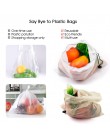 Bolsas reutilizables de frutas vegetales juguetes de compras respetuosos con el medio ambiente bolsas de producción de malla bol