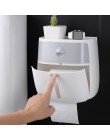 ECOCO montado en la pared de baño tejido de tejido caja para múltiples toallas de papel tejido caja de almacenamiento de cajón d