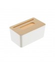 Nueva funda de madera para el coche, caja de pañuelos de plástico, caja de almacenamiento para cocina, caja de pañuelos para el 