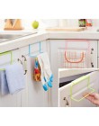 Toallero colgante de cocina caliente soporte de riel organizador libre de uñas sobre la puerta trasera estante de baño cocina ga