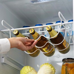 Otra casa refrigerador estante de cocina puede botella de vino cerveza soporte Rack organizador de cocina nevera para almacenami