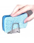 1 pieza de acero inoxidable de esponja de drenaje estante de esponja soporte de esponja de lavado de platos duradero organizador