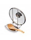 De acero inoxidable estante para tapas de ollas resto soporte para cuchara tapa de la olla de cocina plato de Pan cubierta y sop