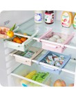 ABS estante de almacenamiento lateral organizador estante de refrigerador ajustable organizador de cajones ahorro de espacio fru