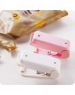 Sellador de calor Portátil Bolsa de almacenamiento de plástico Mini máquina de sellado adhesivo práctico y sellos para alimentos