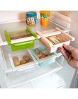 ABS estante de almacenamiento lateral organizador estante de refrigerador ajustable organizador de cajones ahorro de espacio fru