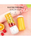450ml recargable eléctrico portátil exprimidor de jugo de vegetales de seis-Hoja de fruta hielo batido de máquina licuadora