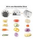 Accesorios de cocina multifuncional trituradora manual de acero inoxidable mandolina rallador de frutas ensalada de verduras her