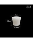 2 unids/lote tapón de silicona sin agujero tapón de goma de calidad alimentaria para fermentación barril Válvula de esclusa