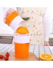 Portátil Manual exprimidor de cítricos de naranja limón fruta exprimidor 300 ml jugo de naranja taza niño Vida Saludable Potable