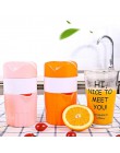 Portátil Manual exprimidor de cítricos de naranja limón fruta exprimidor 300 ml jugo de naranja taza niño Vida Saludable Potable