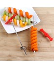 UPORS verduras espiral cuchillo herramienta de tallado patata zanahoria pepino ensalada Cortador manual espiral tornillo cortado