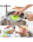 YuryFvna de esponja de plato antibacteriano para cocina depurador de frutas vegetales esponja de limpieza con cepillo para lavar
