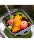 Accesorios de cocina herramientas de lavado plegable de frutas vegetales colador portátil escurridor plegable utensilios de coci