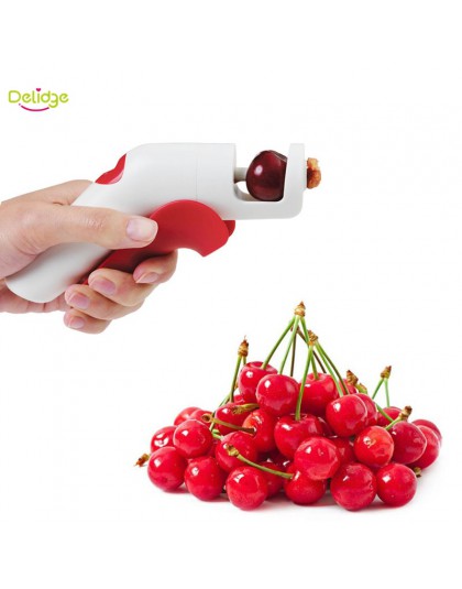 Delidge 1 pc creativo cerezas Pitters de plástico frutas herramientas rápido eliminar utensilios para quitar semillas de cerezas