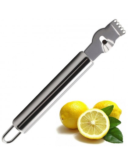 Nuevos peladores de limón de acero inoxidable naranja cítricos acanalador de fruta pelador de fruta utensilios de cocina