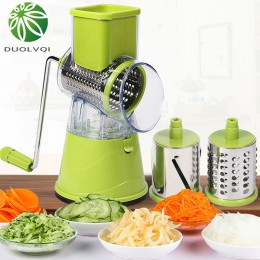 Duolvqi cortador multifuncional de verduras cortador de verduras y patatas rebanadas trituradas utensilios de cocina prácticos