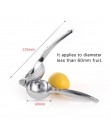 Exprimidor de limón Firlar Manual de aleación de aluminio exprimidor de cal cítrica Anti-corrosivo mano prensa jugo de fruta VG0